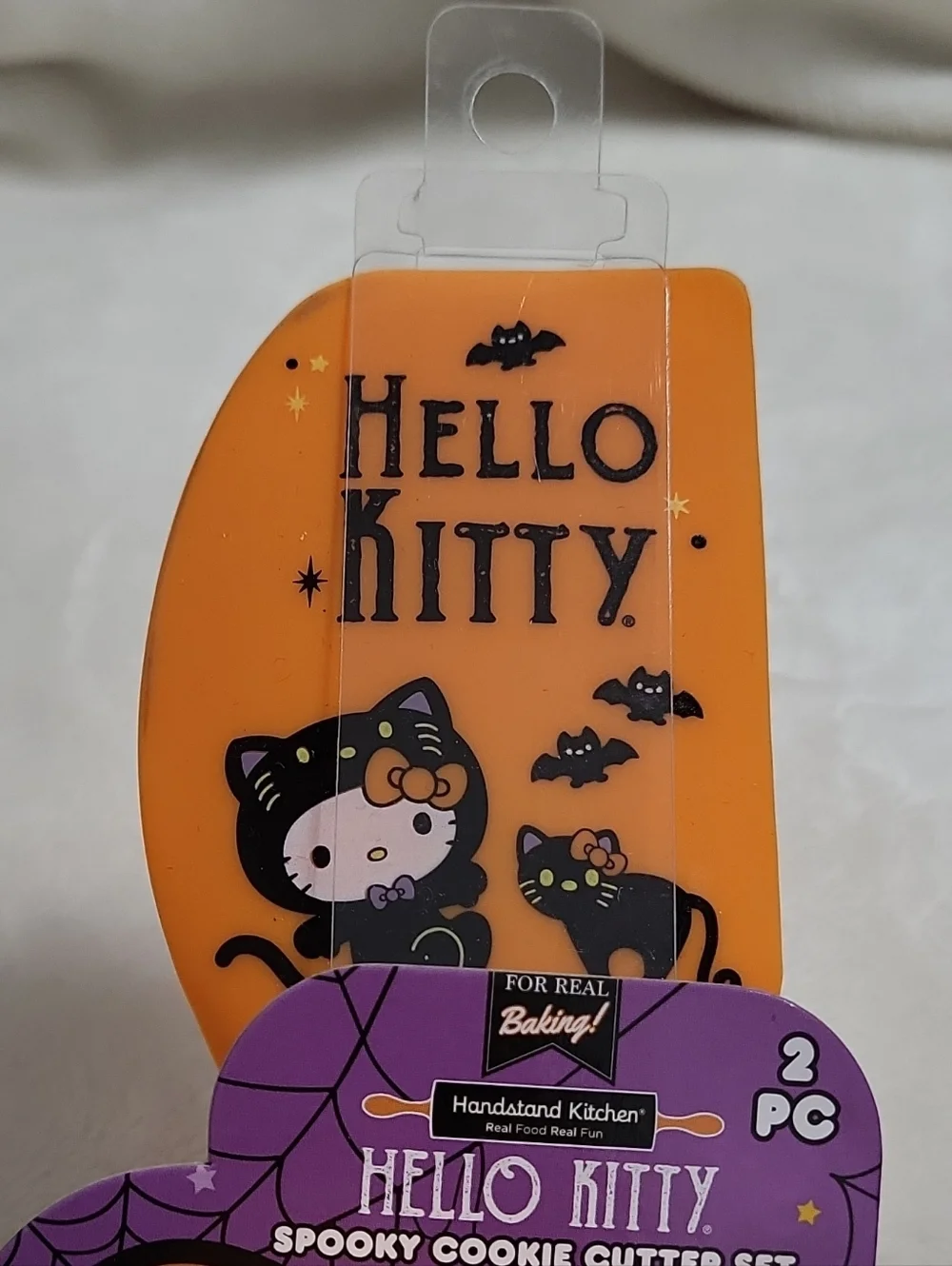 Handstand Kitchen Hello Kitty Halloween Cookie Cutter Set with Spatula 2pc